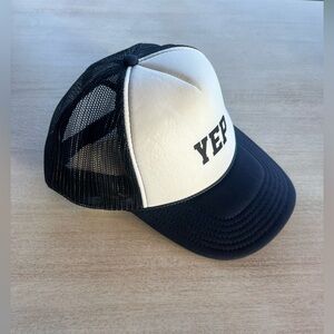 Trucker Hat with Mesh in Navy / White NWOT